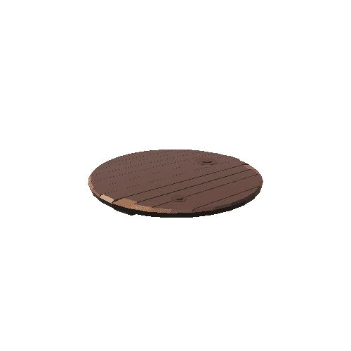 Large Dark Barrel Lid